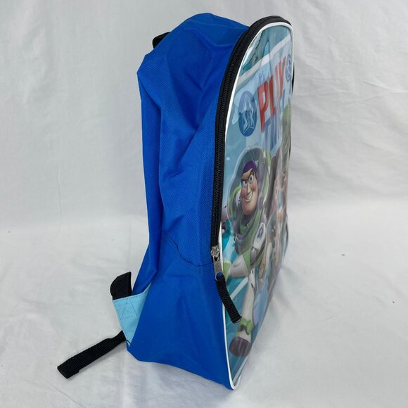 Disney Toy Story Kids Backpack Woody Buzz Lightyear Rex Book Bag Tote - Picture 2 of 7